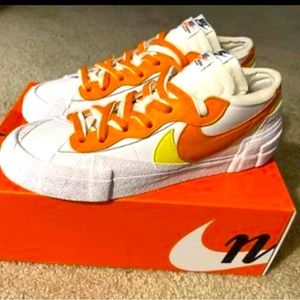 Sacai Blazers Low Magma Orange